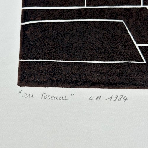 Epreuve d'artiste En Toscane par Thibault 1984 L1009