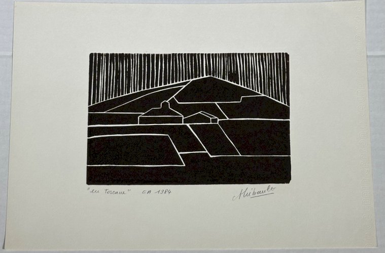 Epreuve d'artiste En Toscane par Thibault 1984 L1009