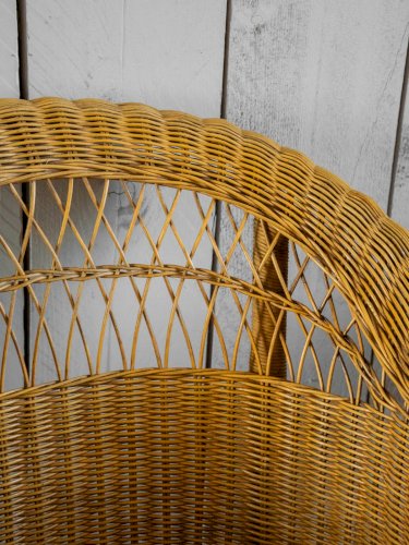 Ernest, la paire de fauteuils en rotin N°641