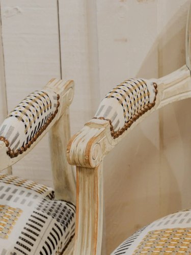 Ernest, la paire de fauteuils style empire N°737