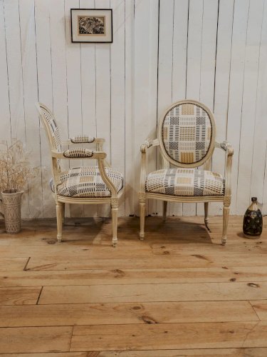 Ernest, la paire de fauteuils style empire N°737