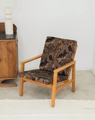 Ernest, le fauteuil à motifs fleuris N°116