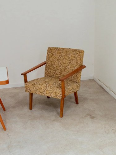 Ernest, le fauteuil bas à motifs N°117