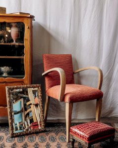 Ernest, le fauteuil brigde en tissu N°607