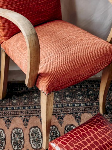 Ernest, le fauteuil brigde en tissu N°607