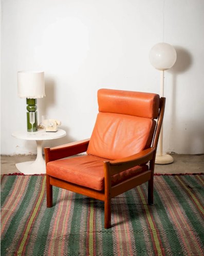 Ernest, le fauteuil en cuir N°142