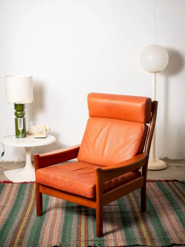 Ernest, le fauteuil en cuir N°142