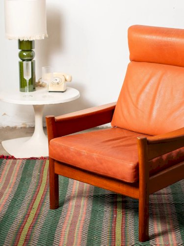 Ernest, le fauteuil en cuir N°142