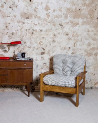 Ernest, le fauteuil en pin N°207