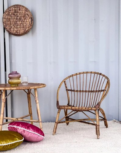 Ernest, le fauteuil en rotin N°162