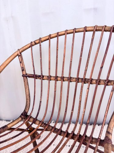 Ernest, le fauteuil en rotin N°162