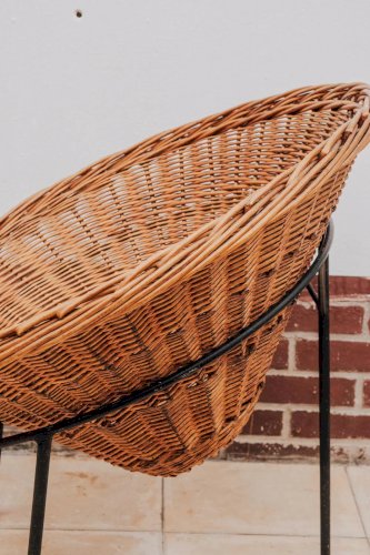 Ernest, le fauteuil en rotin N°174