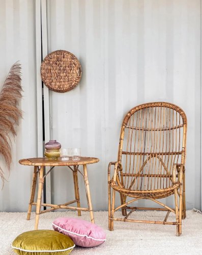 Ernest, le fauteuil en rotin N°178