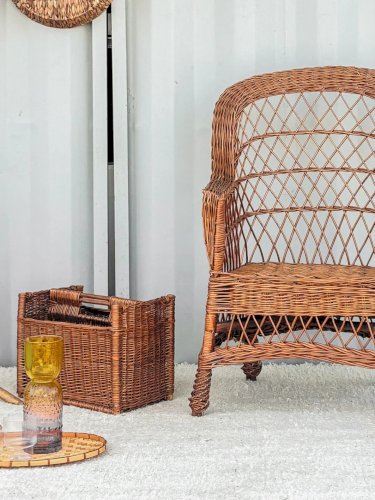 Ernest, le fauteuil en rotin N°180