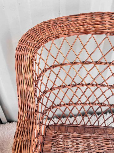 Ernest, le fauteuil en rotin N°180