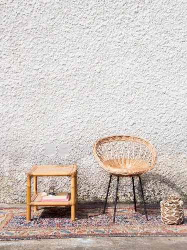 Ernest, le fauteuil en rotin N°183