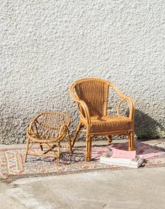 Ernest, le fauteuil en rotin N°184