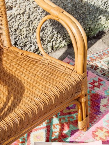 Ernest, le fauteuil en rotin N°184