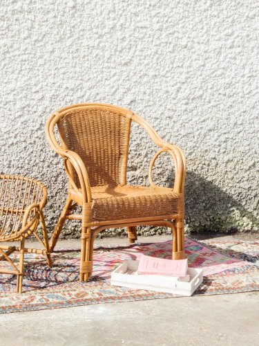 Ernest, le fauteuil en rotin N°184