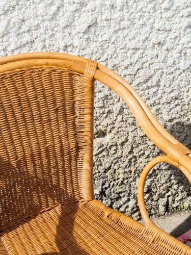 Ernest, le fauteuil en rotin N°184