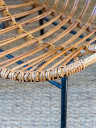 Ernest, le fauteuil en rotin N°188