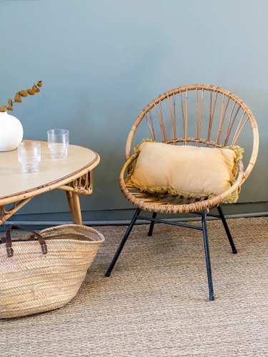 Ernest, le fauteuil en rotin N°188