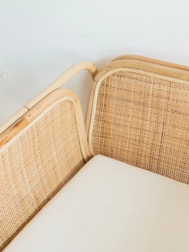 Ernest, le fauteuil en rotin N°191