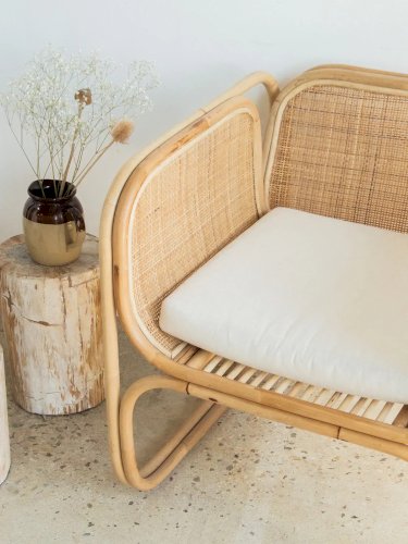 Ernest, le fauteuil en rotin N°191