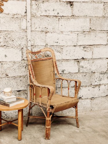 Ernest, le fauteuil en rotin N°197