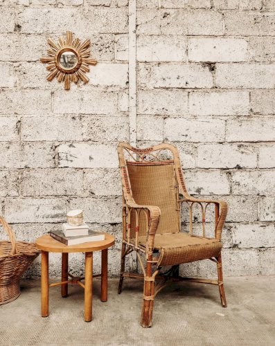 Ernest, le fauteuil en rotin N°197