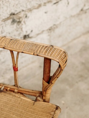 Ernest, le fauteuil en rotin N°197