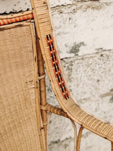 Ernest, le fauteuil en rotin N°197