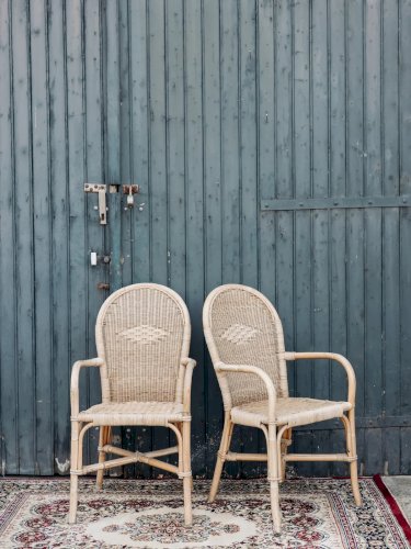 Ernest, le fauteuil en rotin N°198