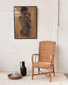 Ernest, the rattan armchair No. 211
