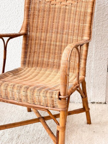 Ernest, le fauteuil en rotin N°211