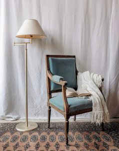 Ernest, the fabric and wood armchair N°606