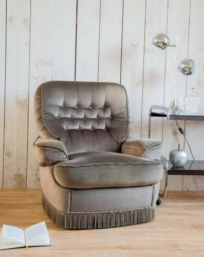Ernest, le fauteuil en velours N°643
