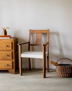Ernest, the woven wooden armchair No. 83