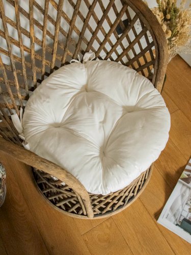 Ernest, le grand fauteuil en bois foncé N°715