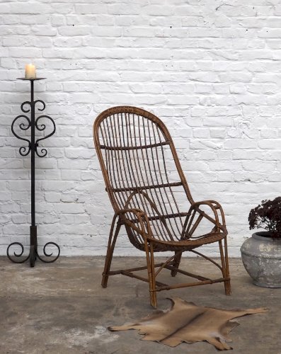 Ernest, le grand fauteuil en rotin N°682