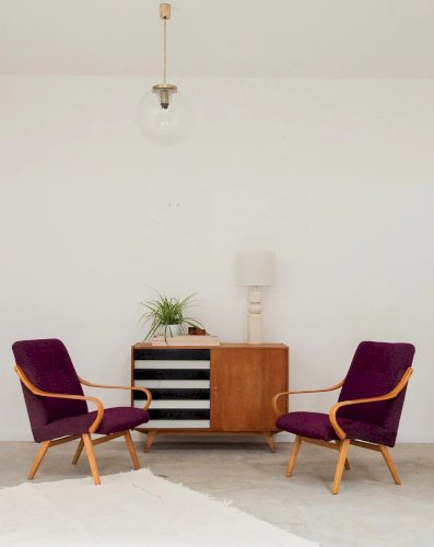 Ernest, le grand fauteuil violet N°130