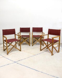 Ernest, the set of 4 cinema chairs No. 657