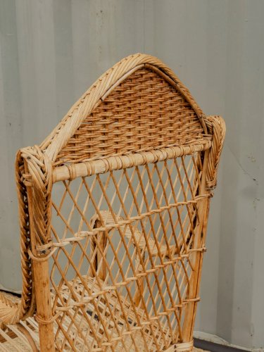 Ernest, le lot de fauteuils en rotin N°624