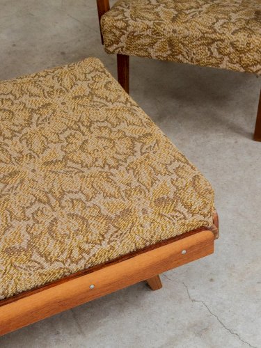 Ernest, l'ensemble fauteuil et repose-pied N°136