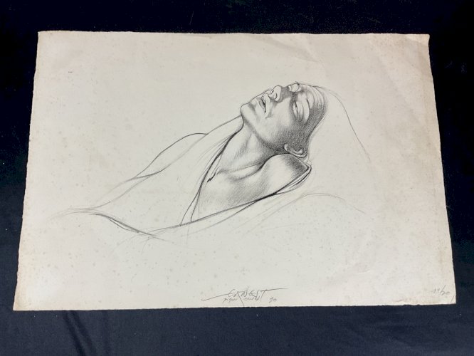 Ernest PIGNON-ERNEST, 1990 lithographie signée et numérotée