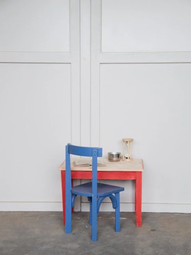 Ernestine, la chaise bleue pour enfant N°43