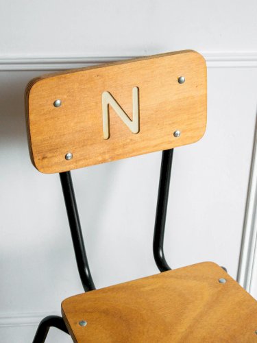 Ernestine, la chaise en bois pour enfant N°95