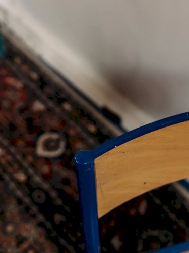 Ernestine, la chaise pour enfant bleu foncé N°274