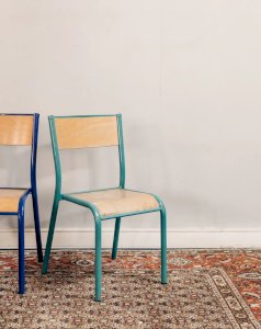 Ernestine, the blue children's chair No. 272