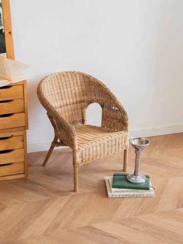 Ernestine, la chaise pour enfant en osier N°247